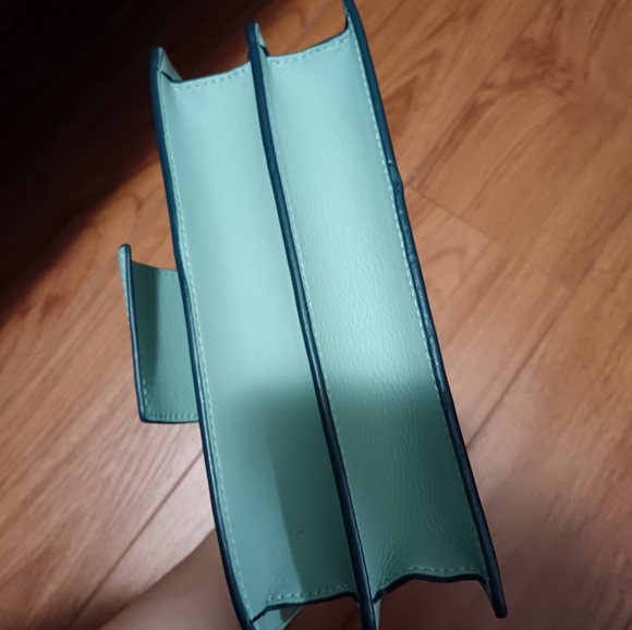 Strathberry Blue Crescent Box Bag - Picture 9 of 11